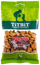 TiTBiT печенье для собак крекер с мясом утки - TiTBiT печенье для собак крекер с мясом утки