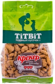 TiTBiT печенье для собак крекер с мясом утки - TiTBiT печенье для собак крекер с мясом утки