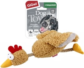 GiGwi ГиГви Игрушка для собак курица с пищалкой - GiGwi ГиГви Игрушка для собак курица с пищалкой