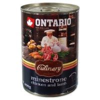 Ontario Culinary Minestrone Chicken and Lamb (Онтарио консервы для собак "Минестроне с курицей и ягненком")