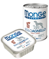 Monge MONOPROTEIN SOLO AGNELLO (Монж консервы для собак из ягненка)