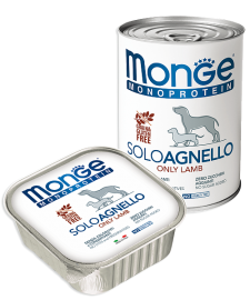 Monge MONOPROTEIN SOLO AGNELLO (Монж консервы для собак из ягненка) - Monge MONOPROTEIN SOLO AGNELLO (Монж консервы для собак из ягненка)