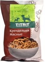 TiTBiT лакомство для собак печенье крендельки мясные с говядиной