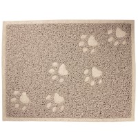 Triol HYGIENE (Триол коврик для кошачьего туалета прямоугольный "Лапки", бежевый)