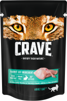 Crave Adult Cat Food (Крейв пауч беззерновой для кошек с кроликом)