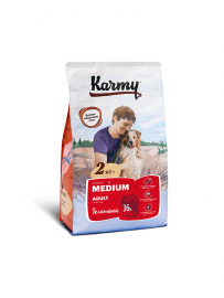 Karmy Medium Adult Карми сухой корм для собак средних пород в возрасте старше 1 года с телятиной (73268, 73267) - Karmy Medium Adult Карми сухой корм для собак средних пород в возрасте старше 1 года с телятиной (73268, 73267)