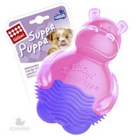Gigwi Гигви Игрушка для собак Suppa Puppa Бегемотик с пищалкой 10см (63005)