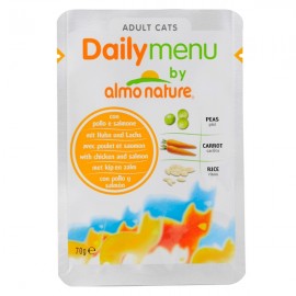 Daily Menu Cat Chicken&Salmon (паучи для кошек с курицей и лососем от Almo Nature) (99581) - with chicken and salmon.jpg