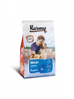Karmy Maxi Junior Карми сухой корм для щенков крупных пород в возрасте до 1 года, беременных и кормящих сук с индейкой (73276, 73275)