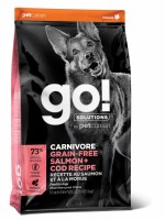 GO! CARNIVORE GF Salmon + Cod Recipe (Гоу Натурал беззерновой для собак всех возрастов c лососем и треской) (84809, 73350, 73349)