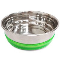 Triol (Триол миска металлическая с салатовой резинкой)