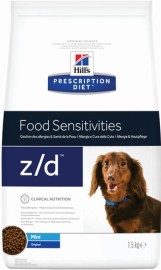 Хиллс z/d Mini корм для собак мелких пород с острой пищевой аллергией, для питания кожи и шерсти (102457) - Хиллс z/d Mini корм для собак мелких пород с острой пищевой аллергией, для питания кожи и шерсти (102457)