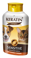 Рольф Клуб Кератин+ Шампунь Sensitive для склонных к аллергии собак и кошек (81197)