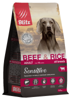 Blitz Adult Beef & Rice (Блиц сухой корм для взрослых собак всех пород с говядиной и рисом)