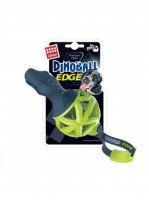 Gigwi Гигви Игрушка для собак Dinoball Динозавр с ручкой черно-зеленый 8см (63008)