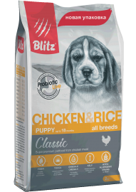 Blitz Puppy Chicken (Блиц корм для щенков всех пород с курицей) - Blitz Puppy Chicken (Блиц корм для щенков всех пород с курицей)