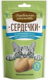 Деревенские лакомства для кошек Сердечки незаменимый таурин для здоровья сердца - Деревенские лакомства для кошек Сердечки незаменимый таурин для здоровья сердца