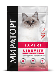 Мираторг Expert Struvite для кошек при мочекаменной болезни струвитного типа - Мираторг Expert Struvite для кошек при мочекаменной болезни струвитного типа