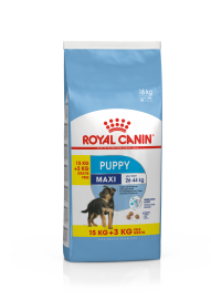 Акция! Maxi Puppy (Junior)  (Royal Canin для юниоров кр. пород /2 - 18 мес./, 15 кг + 3 кг) (192882) - Акция! Maxi Puppy (Junior)  (Royal Canin для юниоров кр. пород /2 - 18 мес./, 15 кг + 3 кг) (192882)