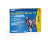 Практик Капли для собак 11-22 кг от блох и клещей, 2,2мл*3пипетки 17335