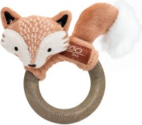 GiGwi Catch & Scratch Eco ГиГви Игрушка для кошек лисичка с кольцом из мататаби