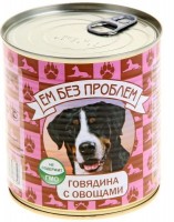 Ем без проблем консервы для собак Говядина с овощами 410г (81390)