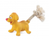 Triol (Триол игрушка для собак MINI DOGS "Собачка с веревкой" латекс 8,5/18 см) - Triol (Триол игрушка для собак MINI DOGS "Собачка с веревкой" латекс 8,5/18 см)