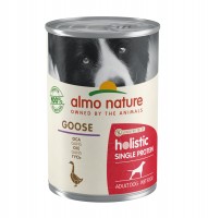 Almo Nature консервы с гусятиной для собак с чувствительным пищеварением (монобелковый рацион)