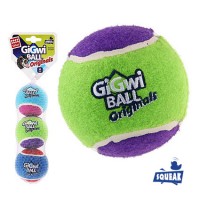 Gigwi Гигви Игрушка для средних и крупных собак Три мяча с пищалкой 6,5см МП/3 (58843)