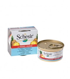 Schesir консервы для кошек с тунцом и ананасом (37258) - Schesir консервы для кошек с тунцом и ананасом (37258)