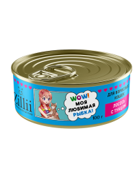 Zillii (Зилли консервы для взрослых кошек с лососем и тунцом) - Zillii (Зилли консервы для взрослых кошек с лососем и тунцом)