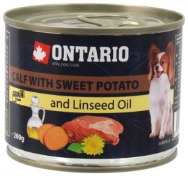 Ontario Mini - Calf, Sweetpotato, Dandelion and linseed oil (Онтарио консервы для собак: телятина и батат) - Ontario Mini - Calf, Sweetpotato, Dandelion and linseed oil (Онтарио консервы для собак: телятина и батат)