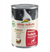 Almo Nature консервы с индейкой для собак с чувствительным пищеварением (монобелковый рацион)