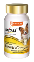 Unitabs BrewersComplex Витаминно-минеральный комплекс для мелких собак для кожи и шерсти 100 таб. (49684)