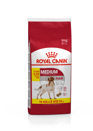 Medium Adult (Royal Canin для взр.собак ср. размеров, 15 кг + 3 кг) (703024)  - Medium Adult (Royal Canin для взр.собак ср. размеров, 15 кг + 3 кг) (703024) 