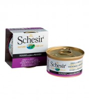Schesir консервы для кошек с тунцом и говядиной (10468)
