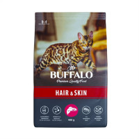 Распрдажа! Mr.Buffalo ADULT HAIR & SKIN (Баффало для кошек для здоровой кожи и красивой шерсти с лососем) 
