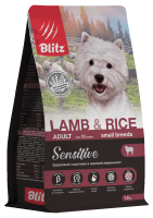 Blitz Lamb & Rice Small Breeds Adult (Блиц сухой корм для мелких пород собак с ягненком и рисом)