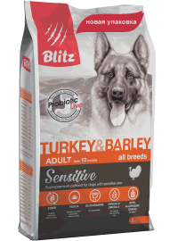 Blitz Adult Turkey & Barley (Блиц сухой корм для взрослых собак всех пород с индейкой и ячменем) - Blitz Adult Turkey & Barley (Блиц сухой корм для взрослых собак всех пород с индейкой и ячменем)
