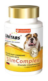 Unitabs SlimComplex Витаминно-минеральный комплекс для собак с избыточным весом 100 таб. (59067) - Unitabs SlimComplex Витаминно-минеральный комплекс для собак с избыточным весом 100 таб. (59067)
