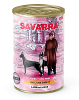 Savarra Adult All Breeds (Саварра гипоаллергенный консервы для собак с ягненком, брокколи и рисом) (78463)