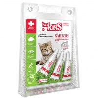 Мисс Кисс капли репеллентные для котят и мелких кошек весом до 2 кг. 39965 