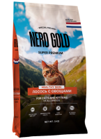 Nero Gold (Неро Голд для кошек и котят с лососем и овощами)