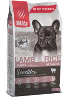 Blitz Puppy Lamb & Rice (Блиц сухой корм для щенков всех пород с ягнёнком и рисом)