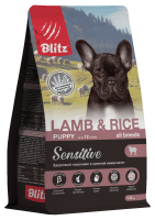 Blitz Puppy Lamb & Rice (Блиц сухой корм для щенков всех пород с ягнёнком и рисом)