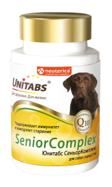 Unitabs SeniorComplex Витаминно-минеральный комплекс для собак старше 7 лет 100 таб. (49696) - Unitabs SeniorComplex Витаминно-минеральный комплекс для собак старше 7 лет 100 таб. (49696)