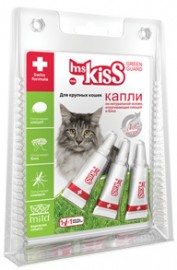 Мисс Кисс капли репеллентные для крупных кошек весом более 2 кг. 39966 - 39966.jpg