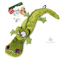 Gigwi Игрушка для средних собак Крокодил с 4-мя пищалками 38см 75021 (50100)