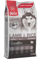 Blitz Adult Lamb & Rice (Блиц сухой корм для взрослых собак всех пород с ягнёнком и рисом)