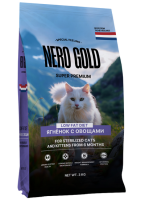 Nero Gold (Неро Голд для стерилизованных кошек и котят с мясом ягненка и овощами)